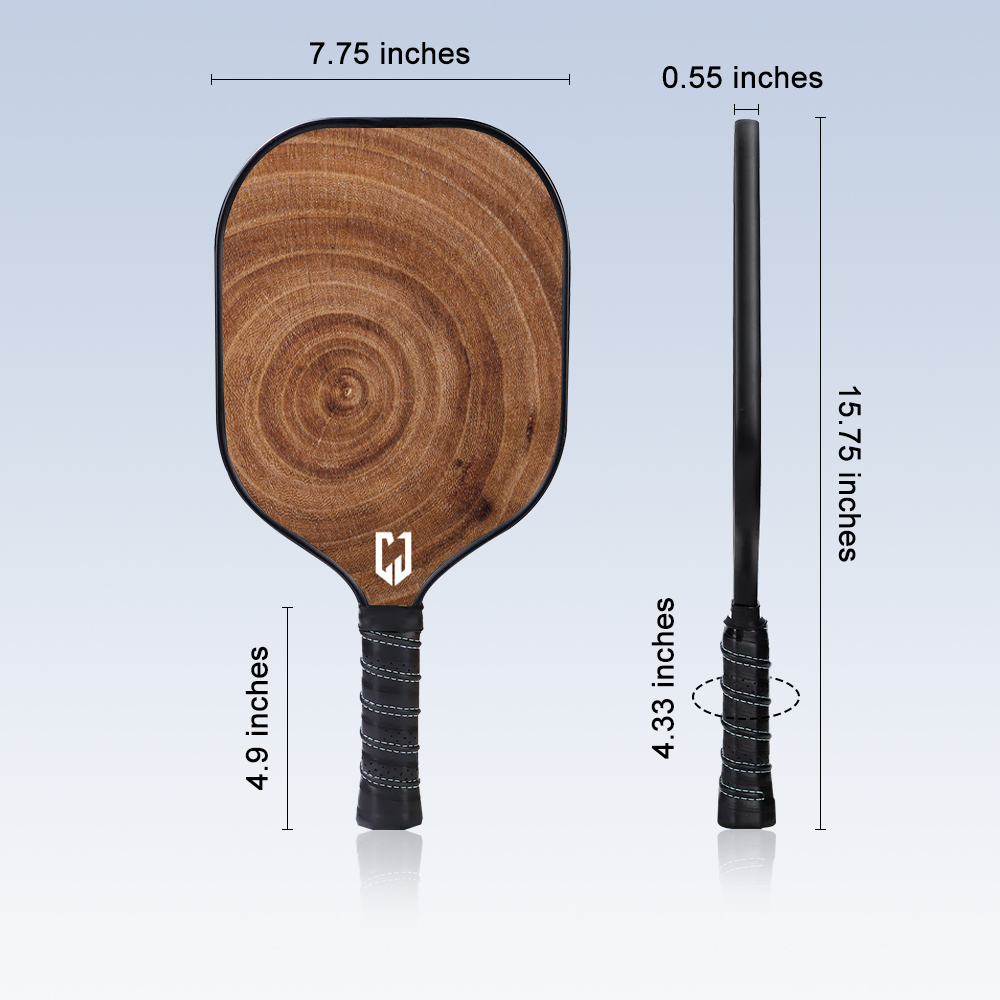 tamanho da raquete de pickleball