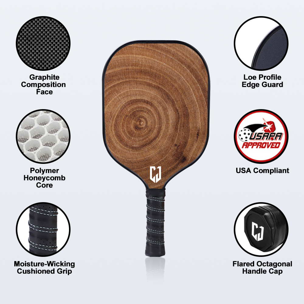 Materiais personalizados para remo de pickleball