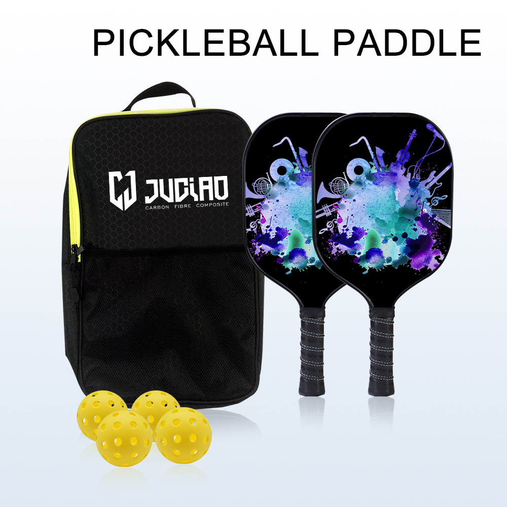 remo de pickleball de fibra de carbono