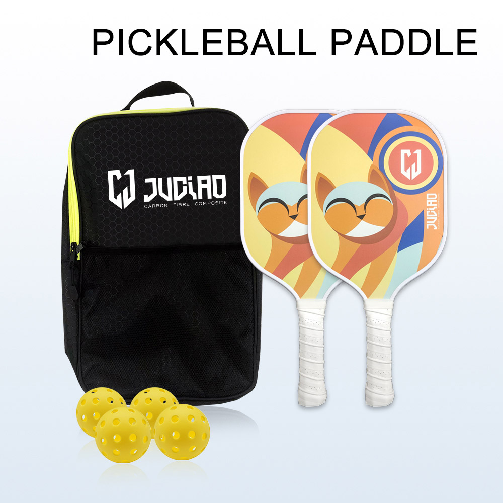 Remo de pickleball em tecido de carbono