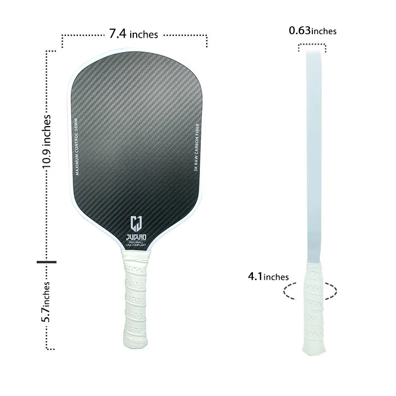 Remo de pickleball com textura fosca