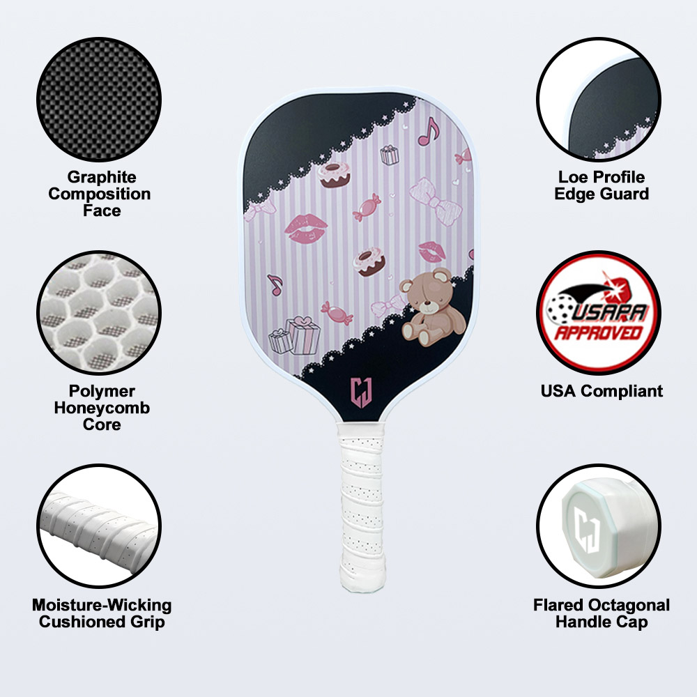 Remo de pickleball com design personalizado