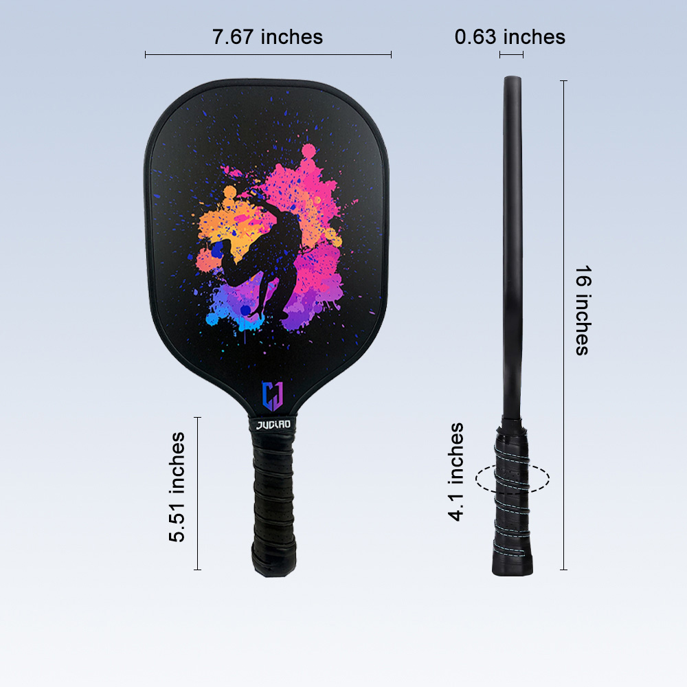 TAMANHO da pá de pickleball