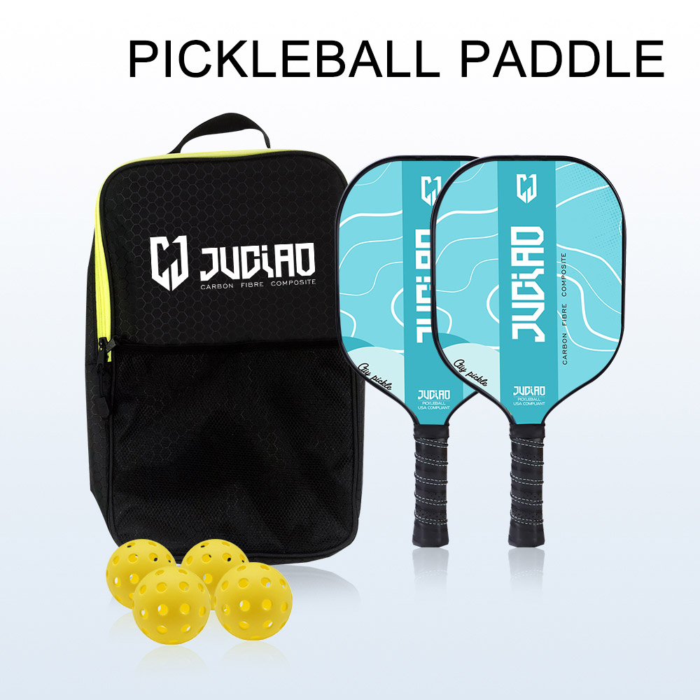 Conjunto de pickleball com 2 pás de pickleball